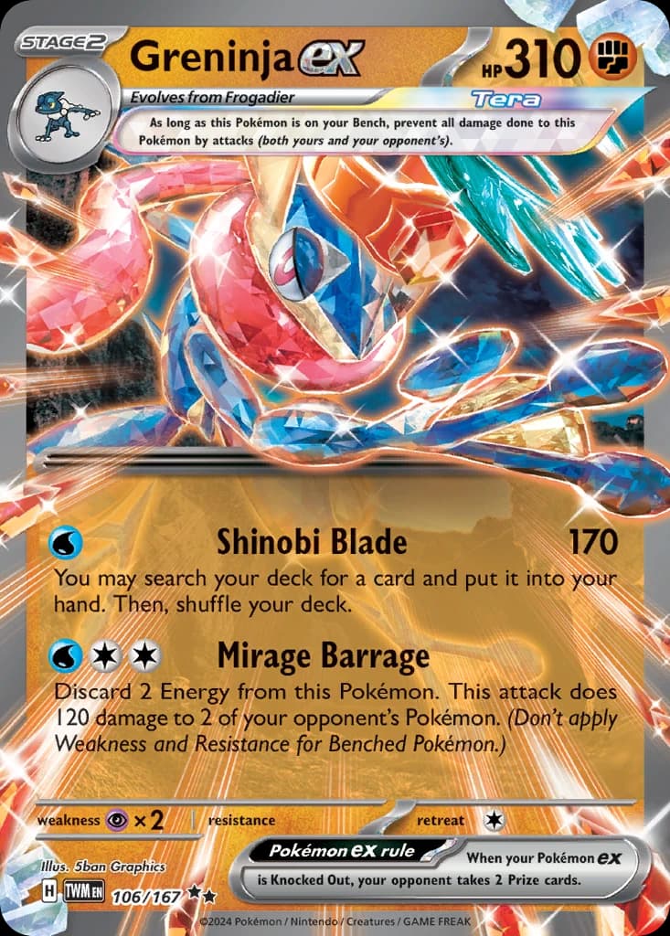 Greninja ex (106)