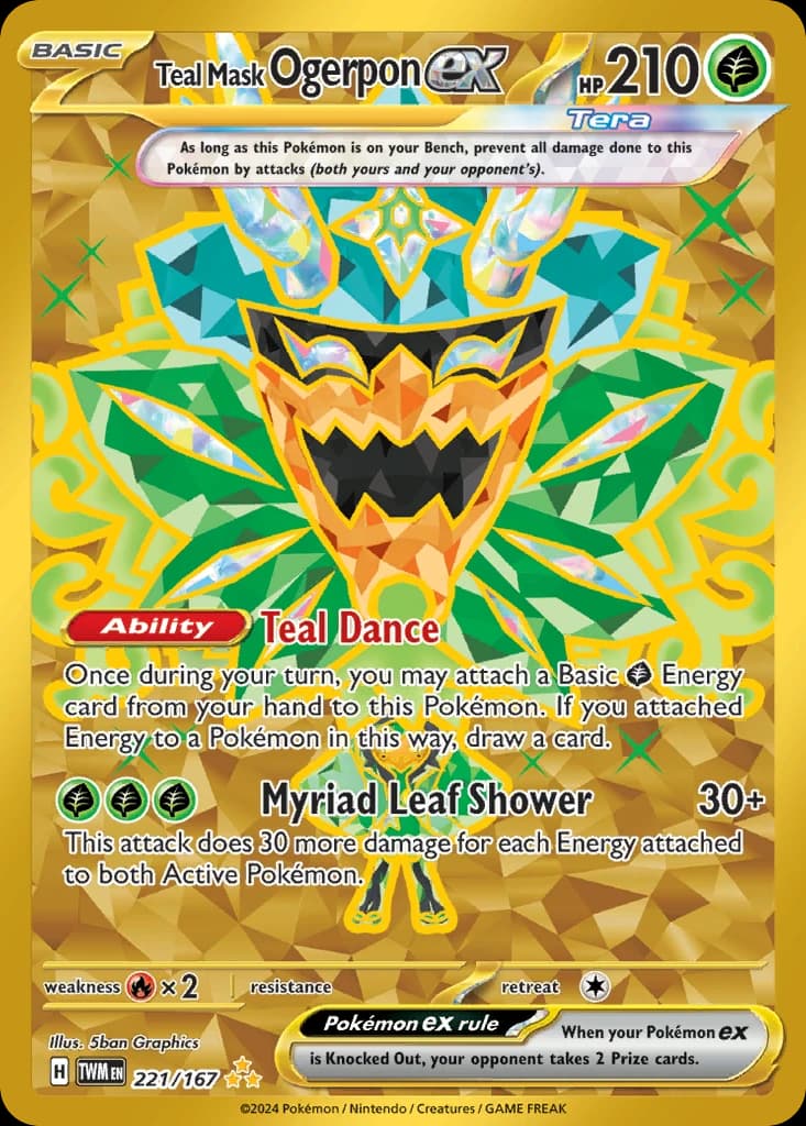 Teal Mask Ogerpon ex (221)