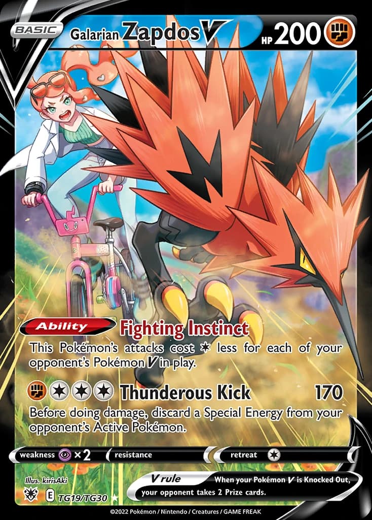 Galarian Zapdos V (TG19)