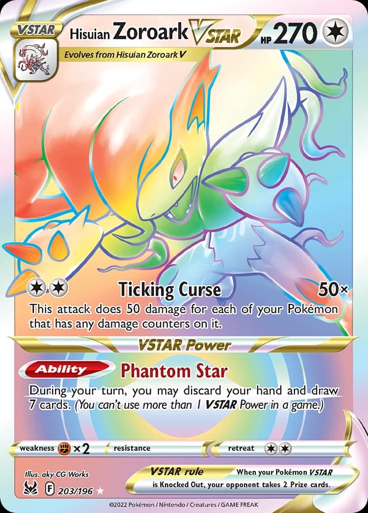 Hisuian Zoroark VSTAR (203)