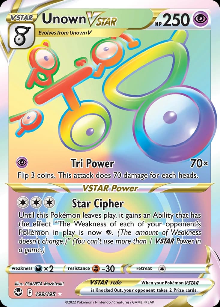 Unown VSTAR (199)