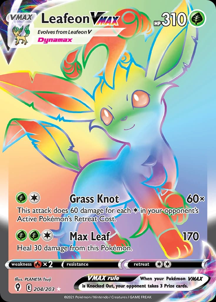 Leafeon VMAX (204)