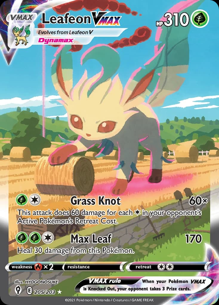Leafeon VMAX (205)