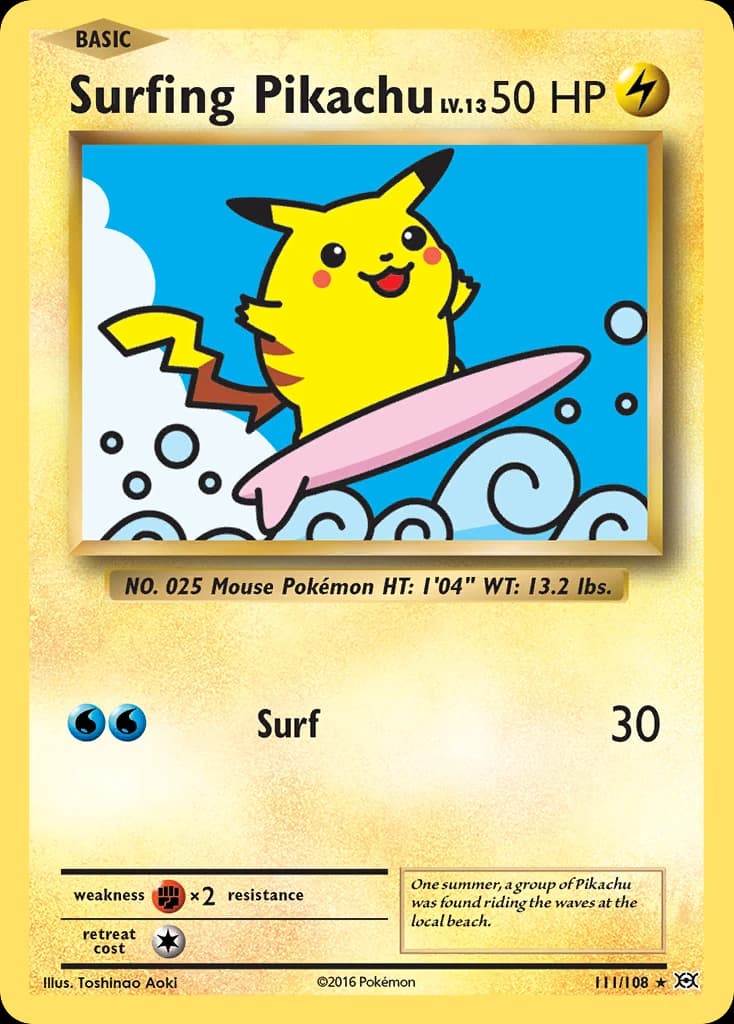 Surfing Pikachu (111)