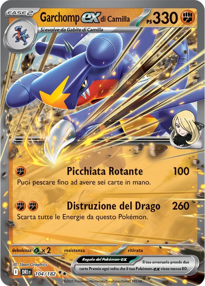 Cynthia's Garchomp ex (104)