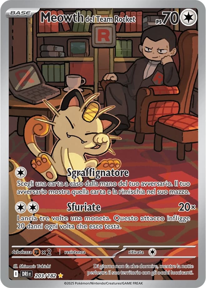 Team Rocket's Meowth (203)