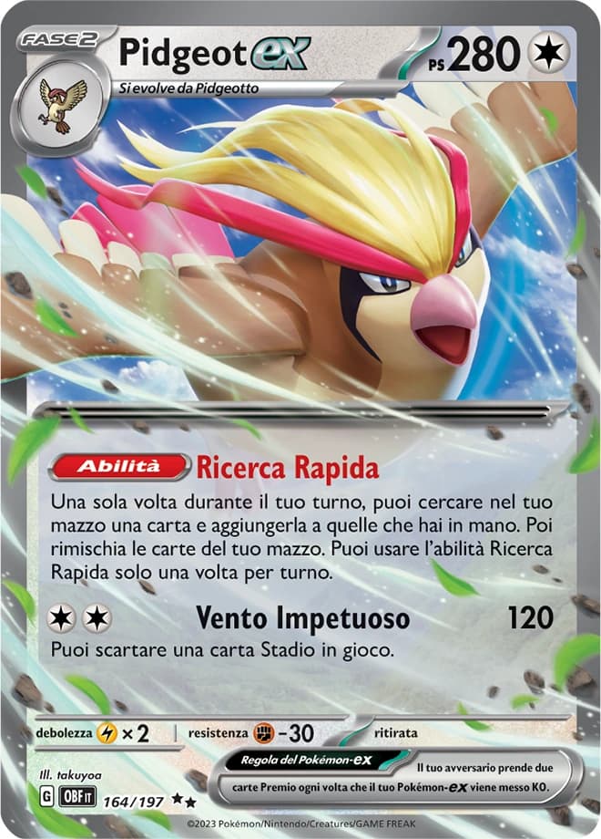 Pidgeot ex (164)