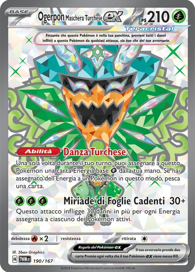 Teal Mask Ogerpon ex (190)