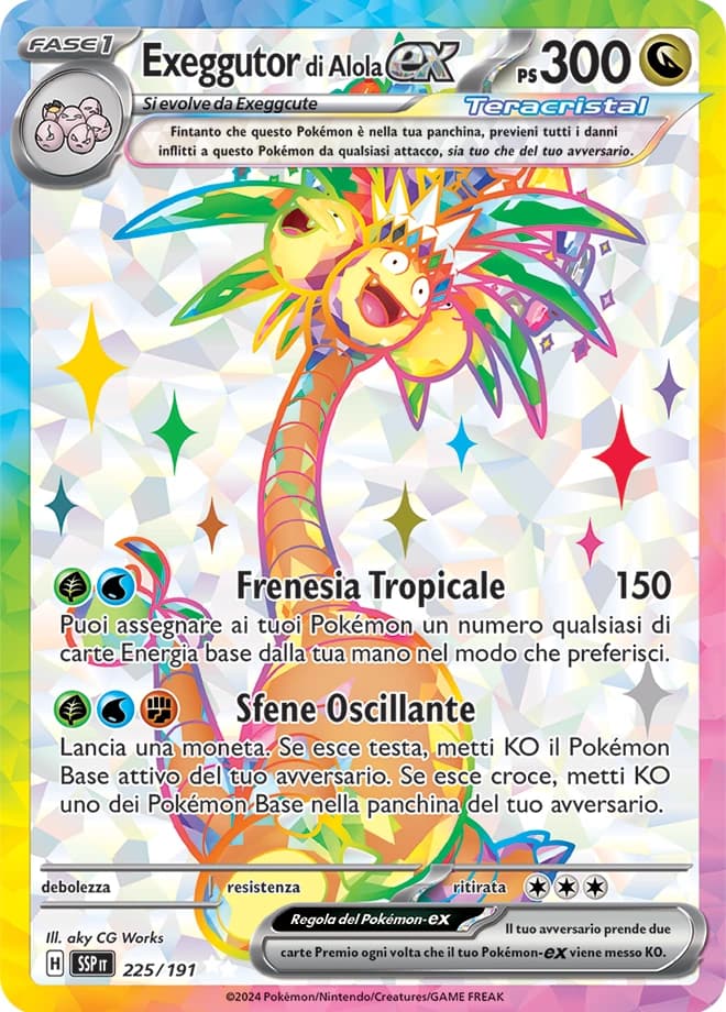 Alolan Exeggutor ex (225)