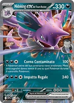 Team Rocket's Nidoking ex (217)