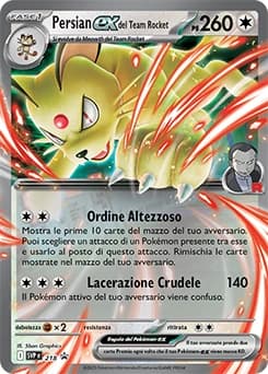 Team Rocket's Persian ex (218)