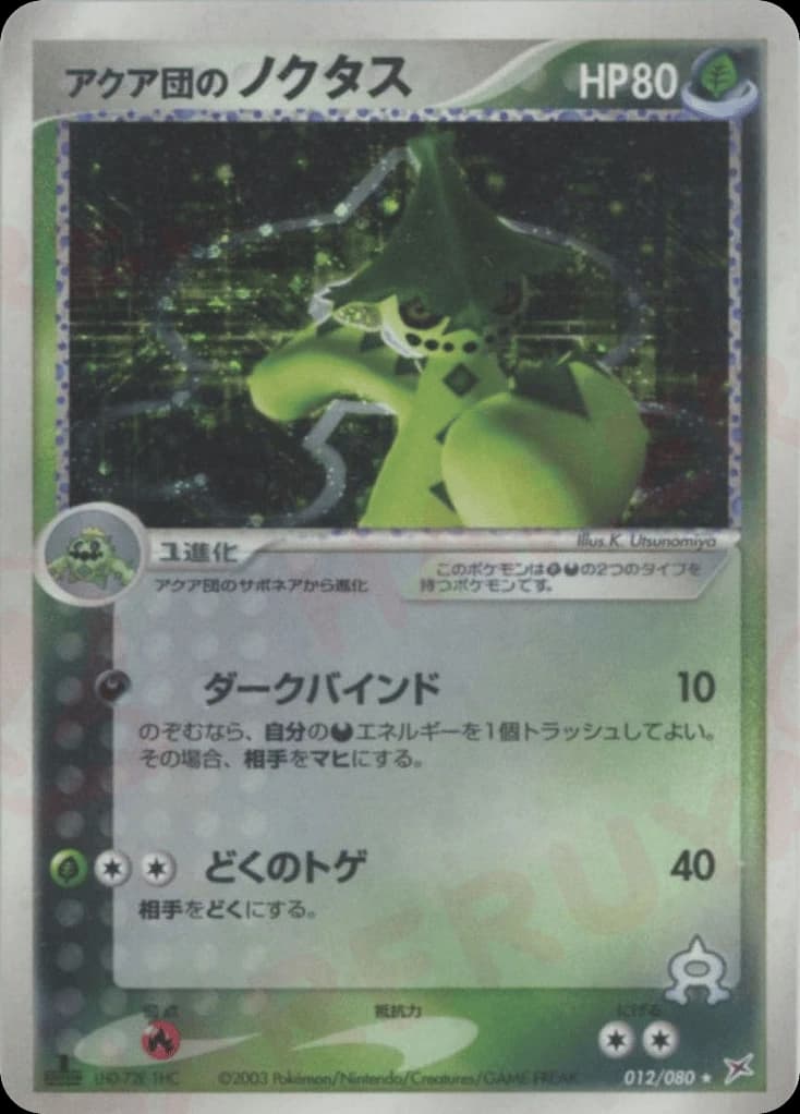 Team Aqua's Cacturne (12)