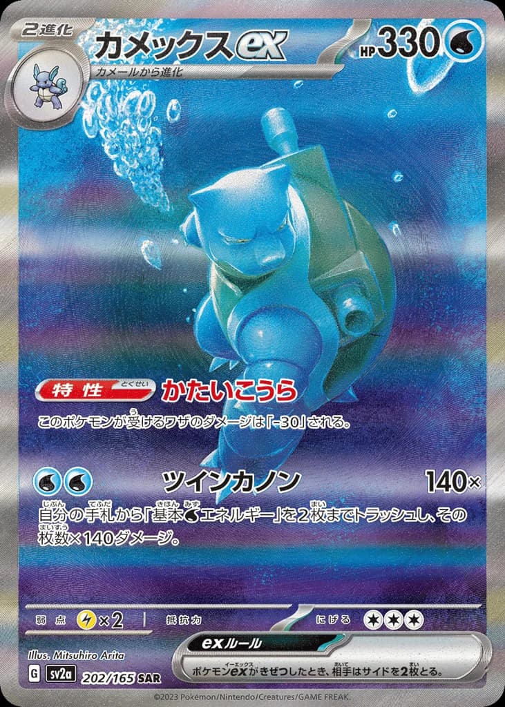 Blastoise ex (202)