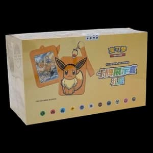 Pokémon Card Display Set Gift Box Case Eevee